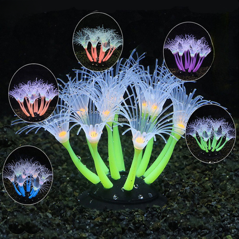 Aquarium Plant Gel - Aquarium Decorations Artificial Effect Coral Seaweed