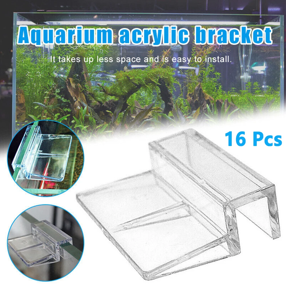Aquarium Plant Holder - 16 Pcs Aquarium Lid Cover Support