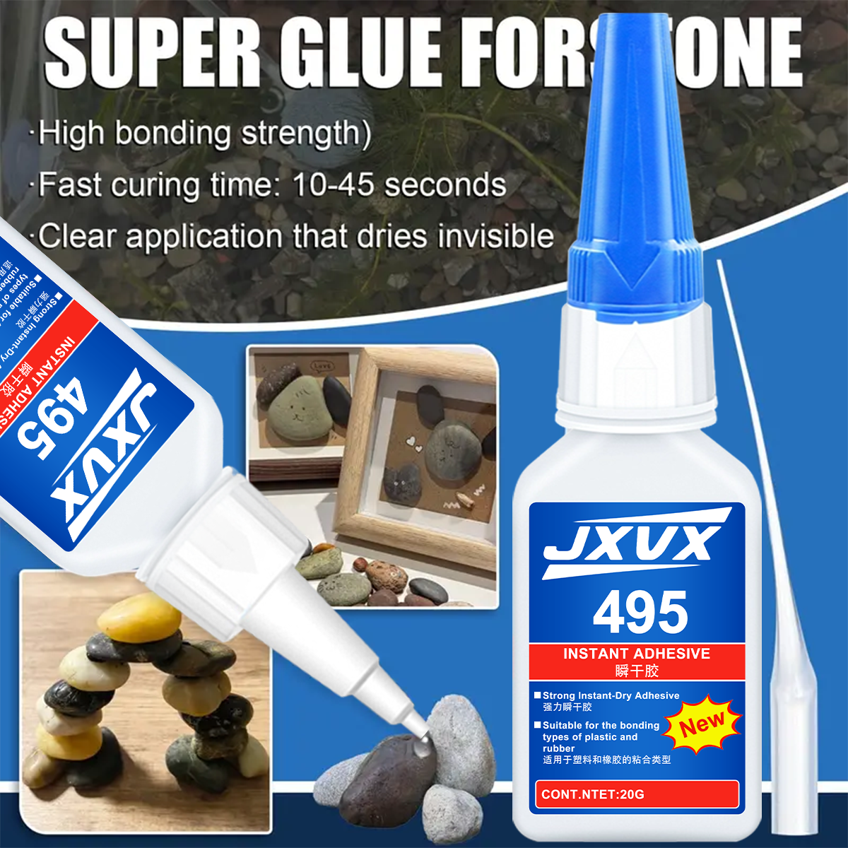 Aquarium Plant Gel - Aquarium glue, super transparent glue for