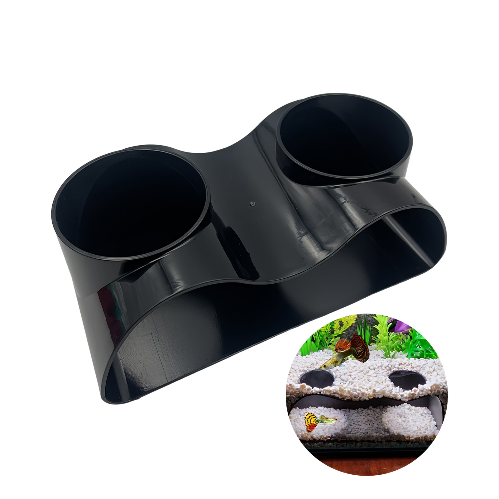 Aquarium Plant Gravel - Aquarium Underground Tunnel Shrimp Hides Fish