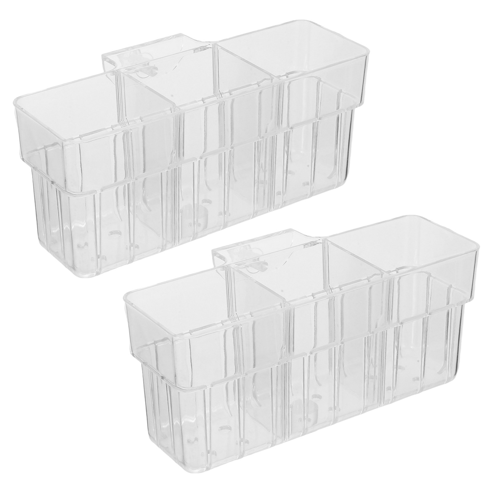 Aquarium Plant Holder - 2Pcs Transparent Aquarium Plant Basket Hydroponic