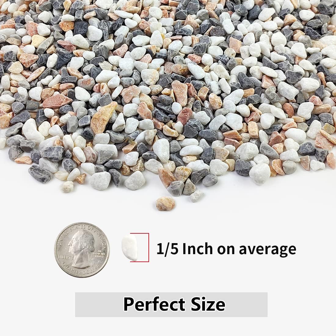 2LB Succulent Gravel Pebbles,  - Aquarium Planting recension och pris