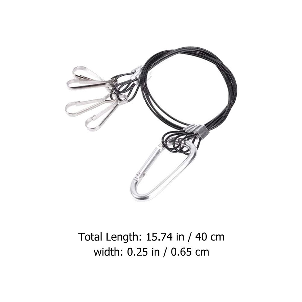 4Pcs Stainless Steel Rope Hang - Aquarium Plant Holder recension och pris