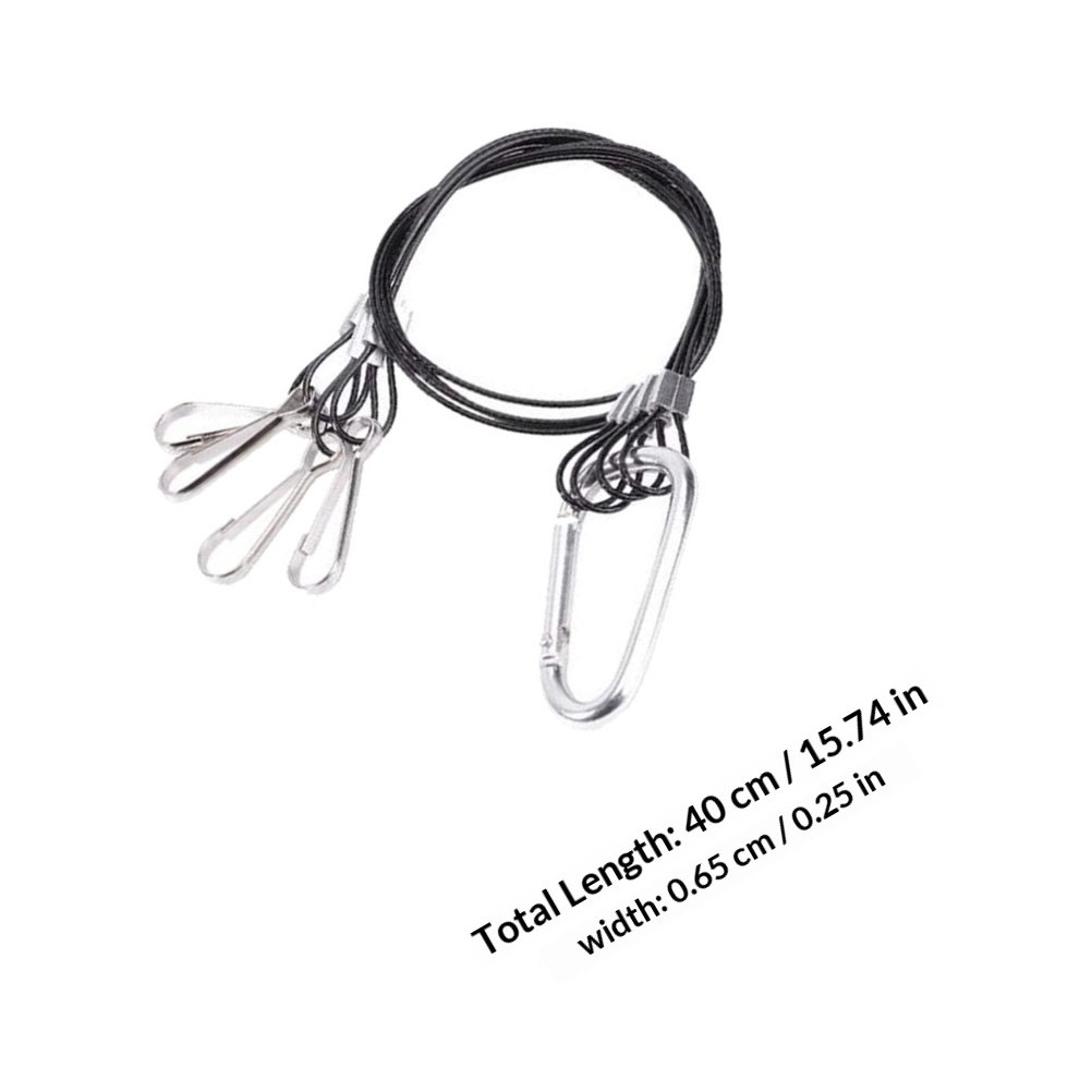 4Pcs Stainless Steel Rope Hang - Aquarium Plant Holder recension och pris