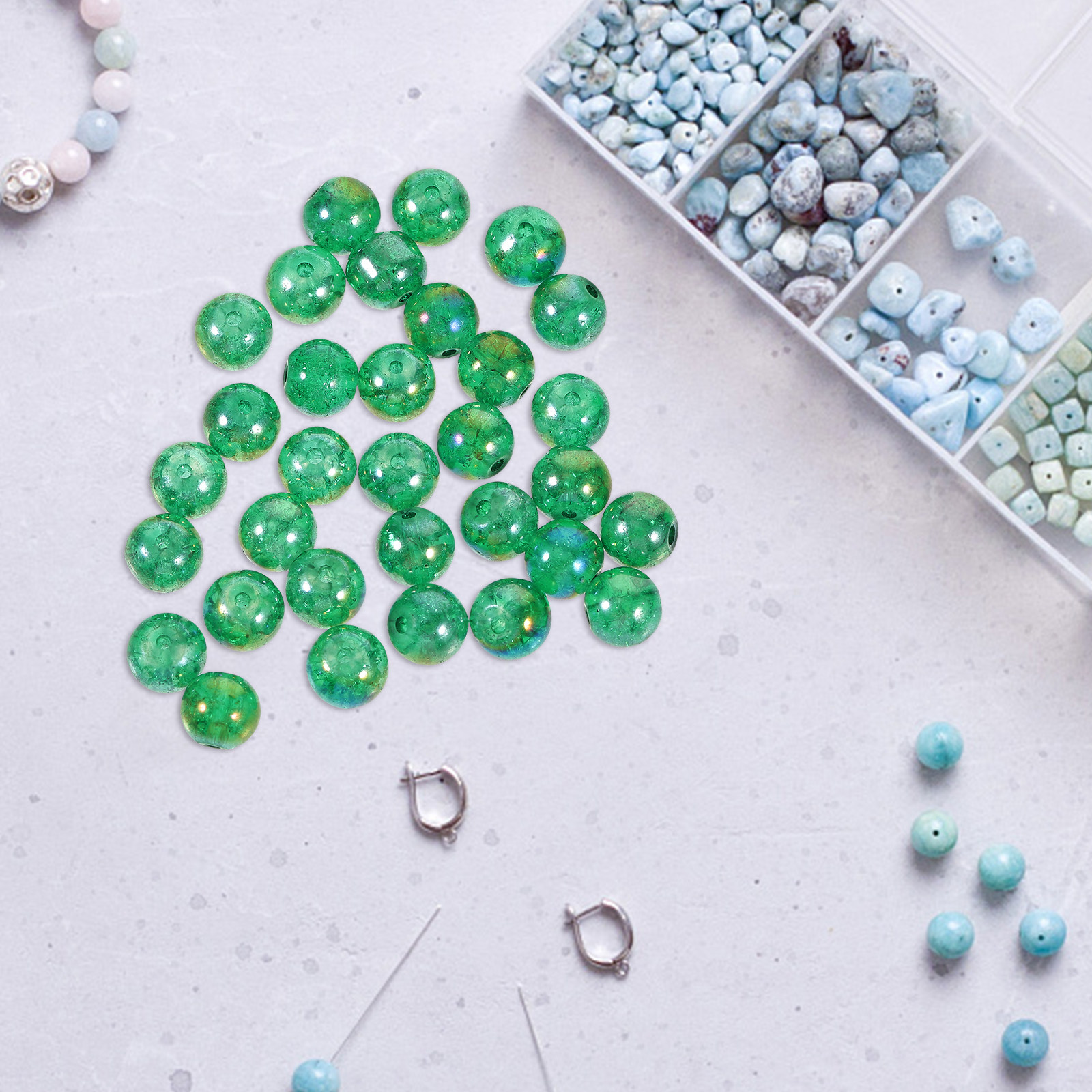 50Pcs Glass Beads Decor for Aq - Aquarium Plant Gravel recension och pris