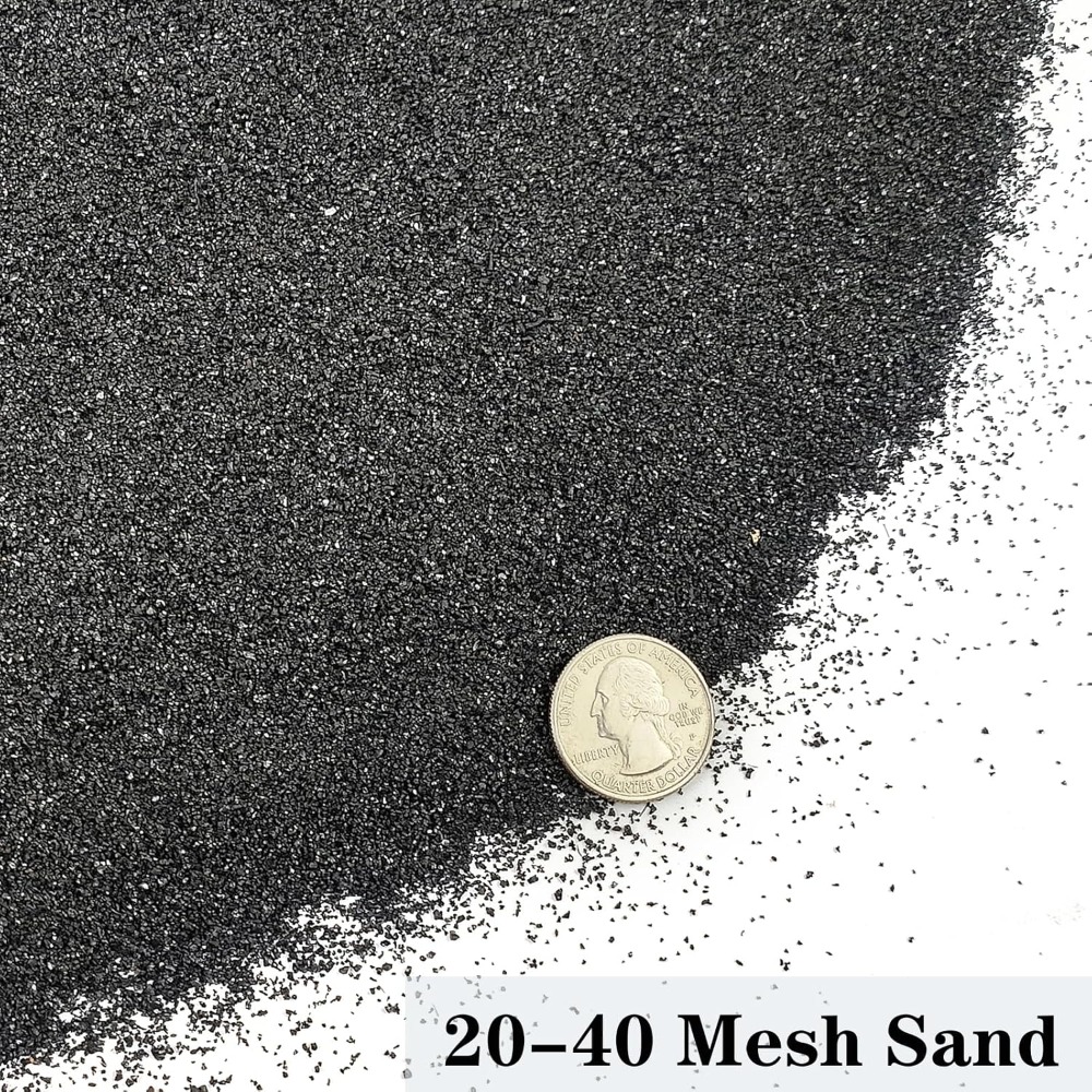 Black Aquarium Sand 2lbs, Fine - Aquarium Plant Gravel recension och pris