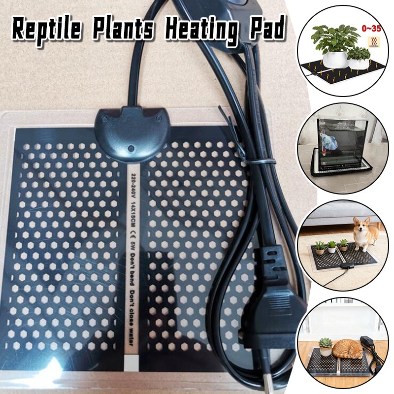 28x28cm Reptile Heat Mat Plant - Aquarium Planting recension och pris