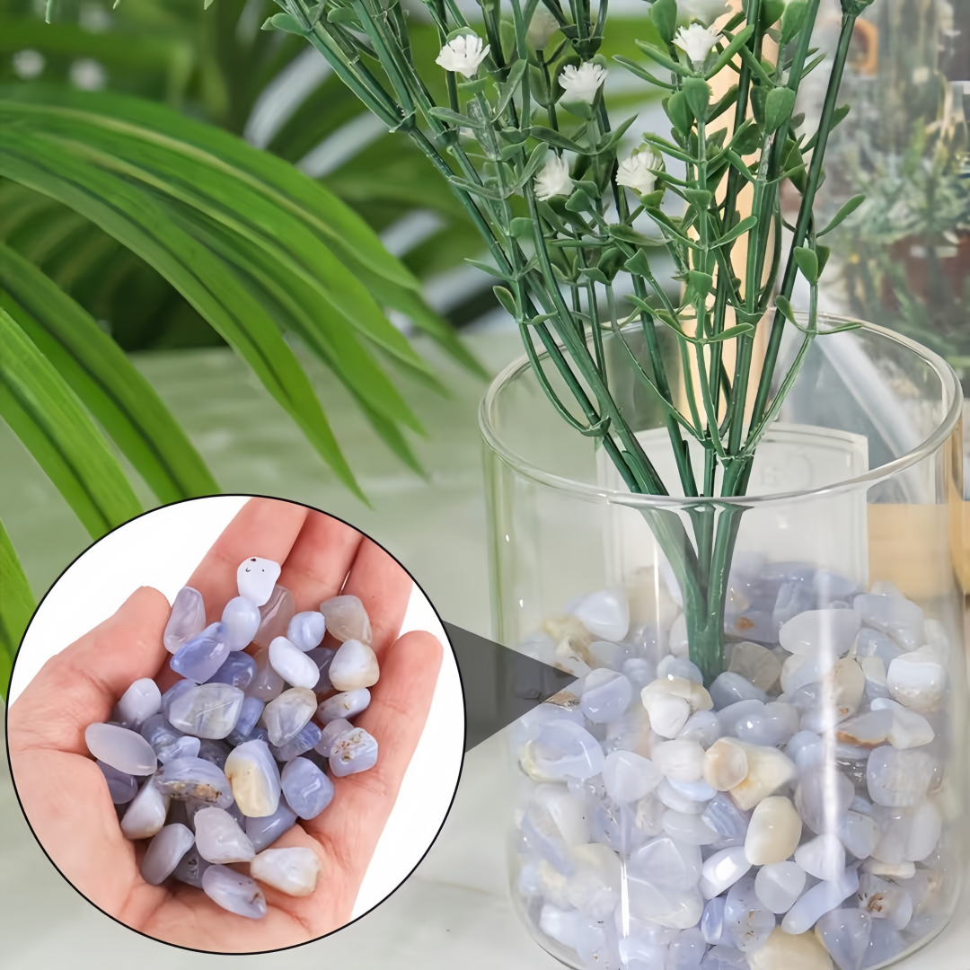 Blue Chalcedony chips Stone, C - Aquarium Plant Gravel recension och pris