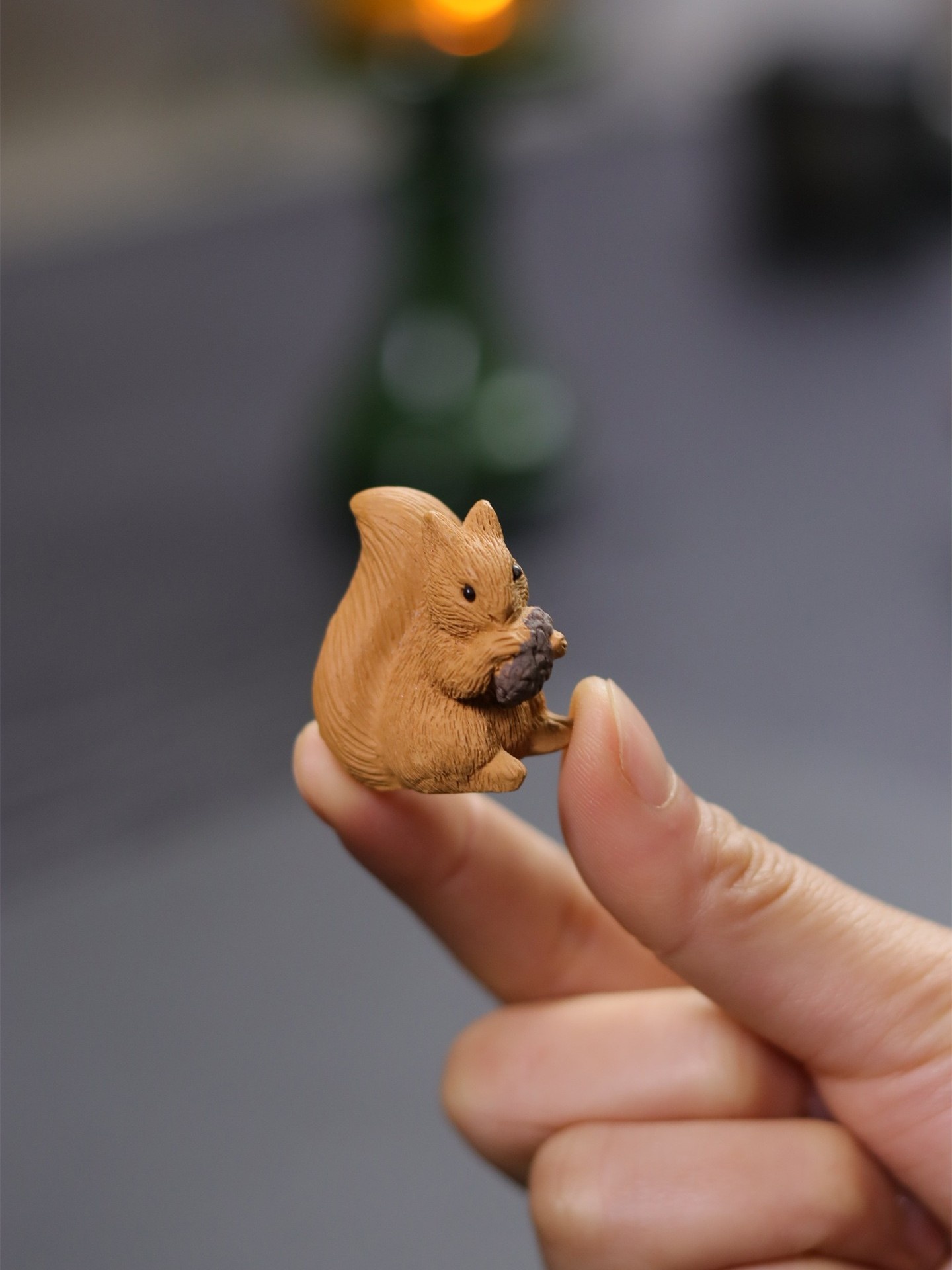  Purple Clay Tea Pet Squirrel  - Aquarium Planting recension och pris
