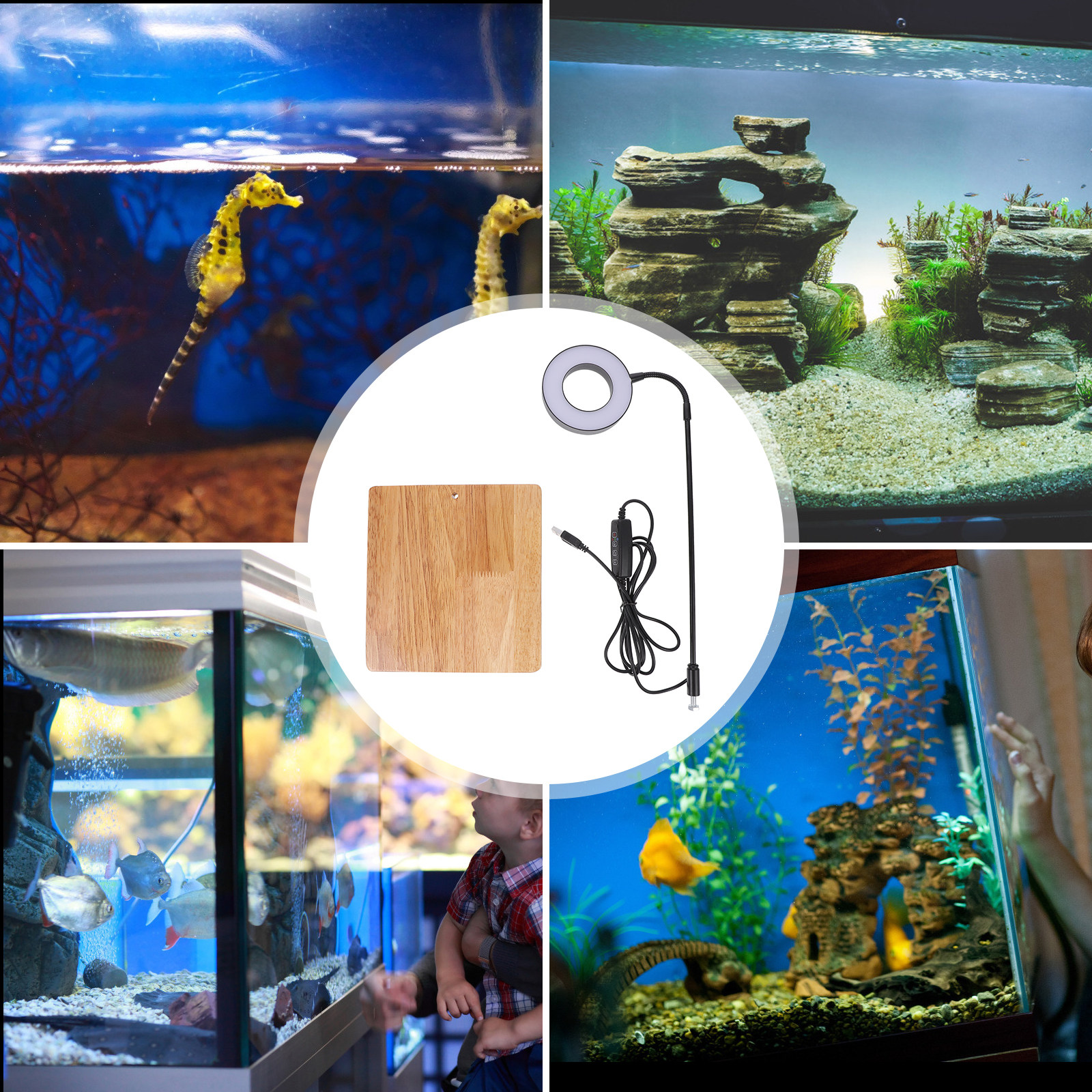 1Pcs Aquarium Fill Light High  - Aquarium Planting recension och pris