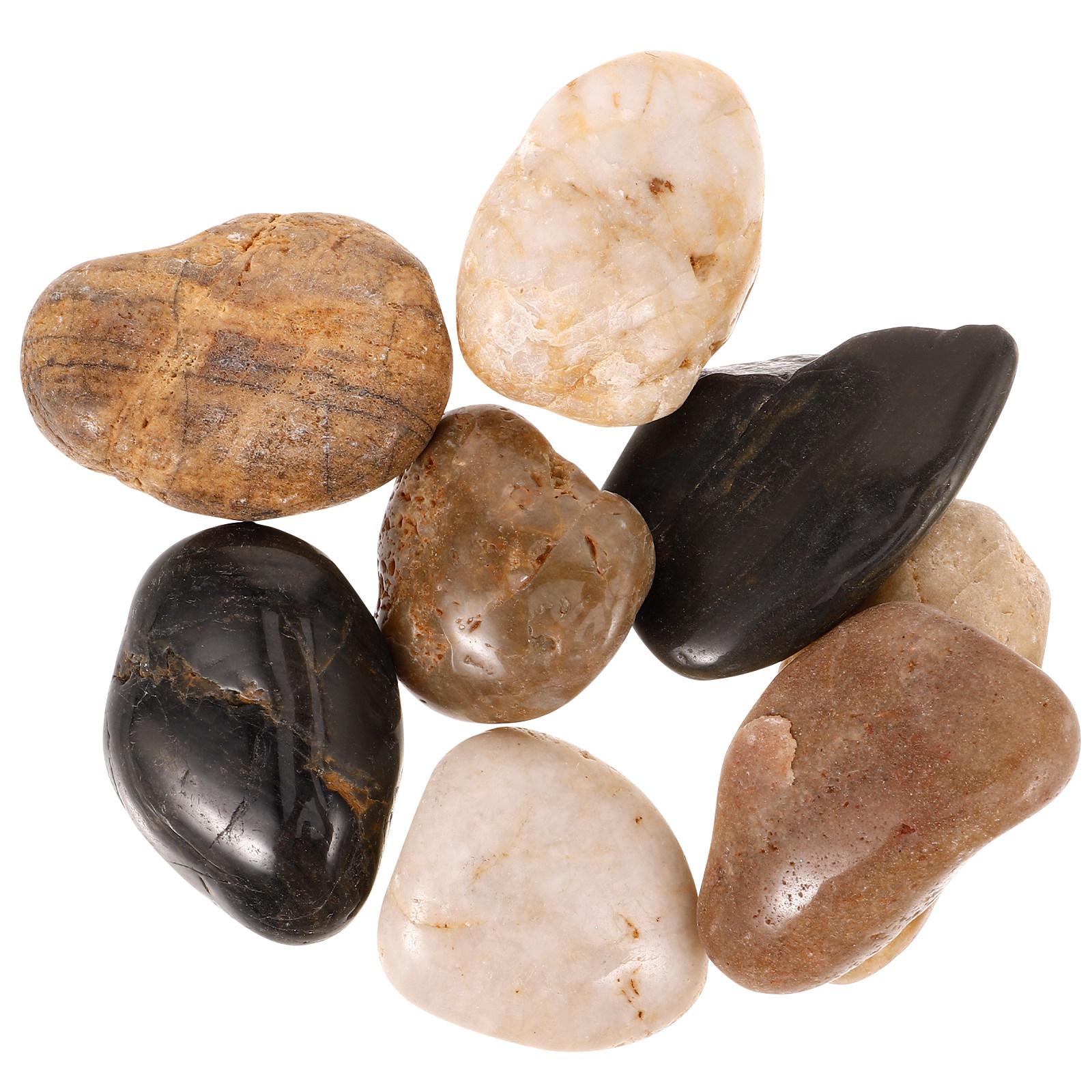 1Set Aquarium Pebbles Natural  - Aquarium Plant Gravel recension och pris