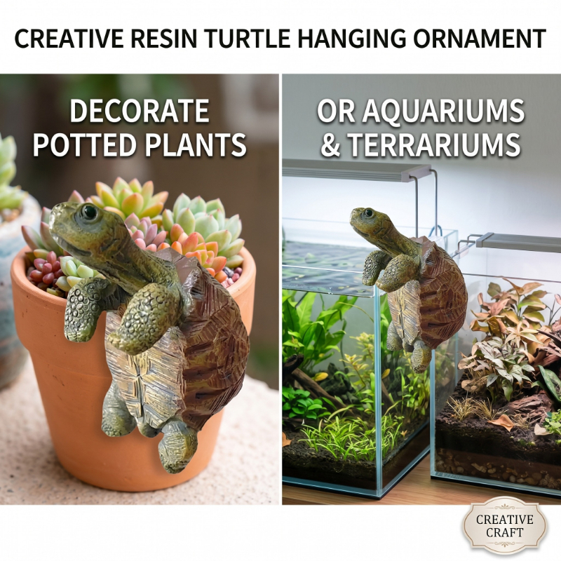 Fishing Turtle Hanging Turtle  - Aquarium Planting recension och pris