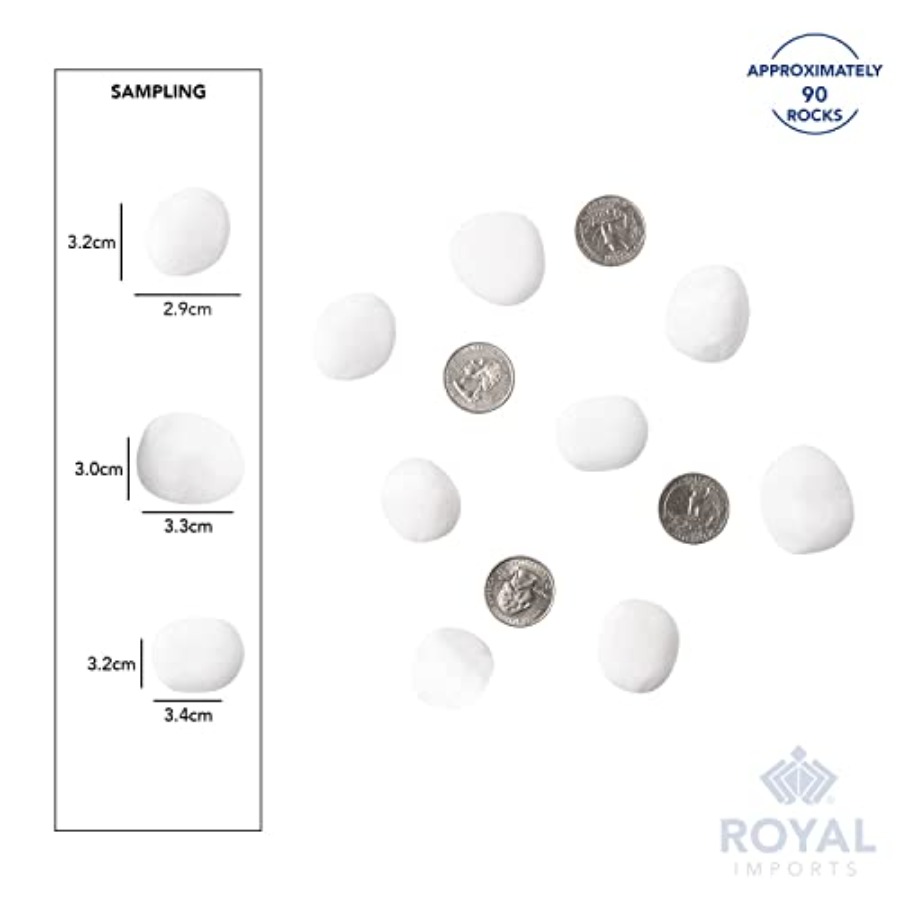 River Rocks Decorative Ornamen - Aquarium Plant Gravel recension och pris