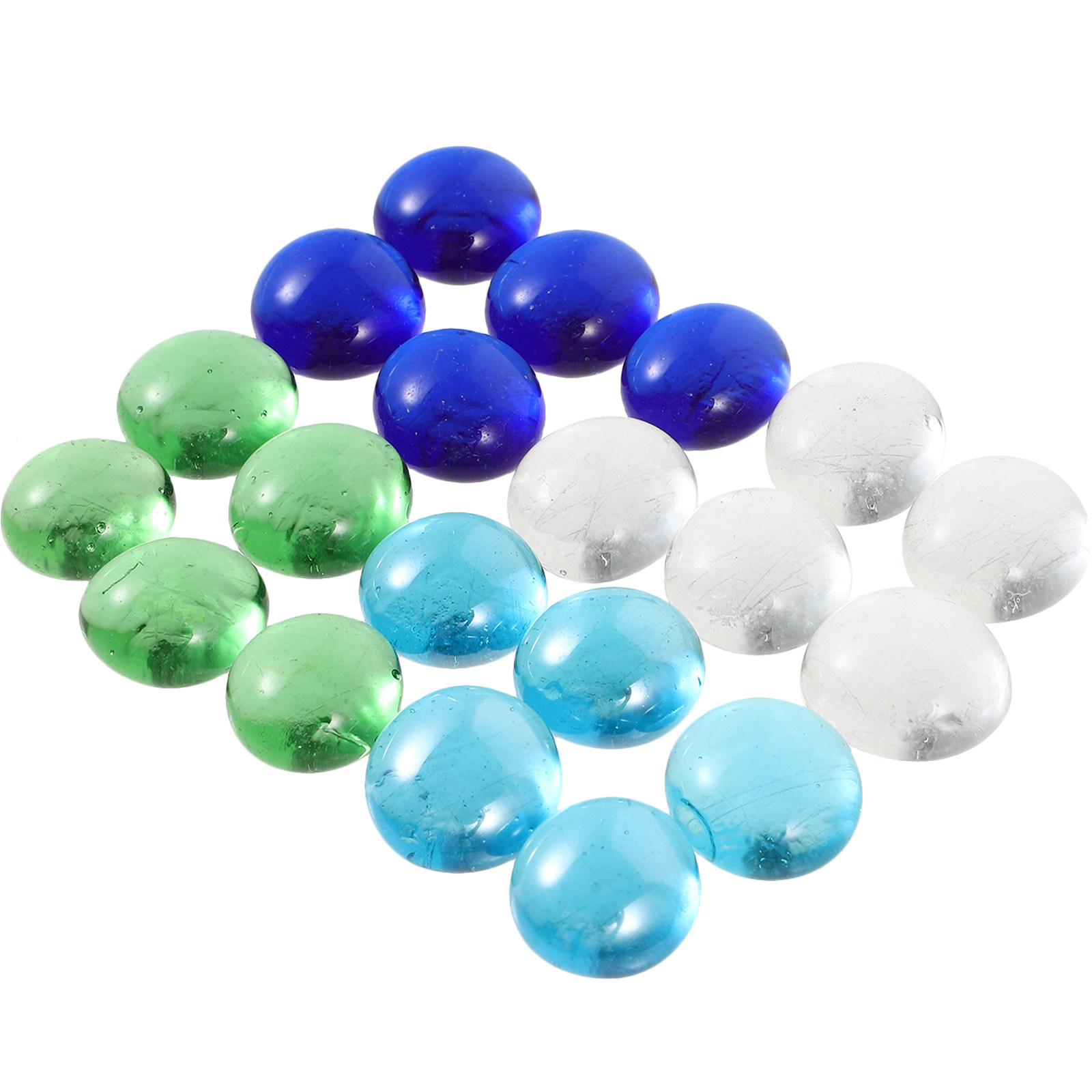 1Set Vibrant Colorful Glass Be - Aquarium Planting recension och pris
