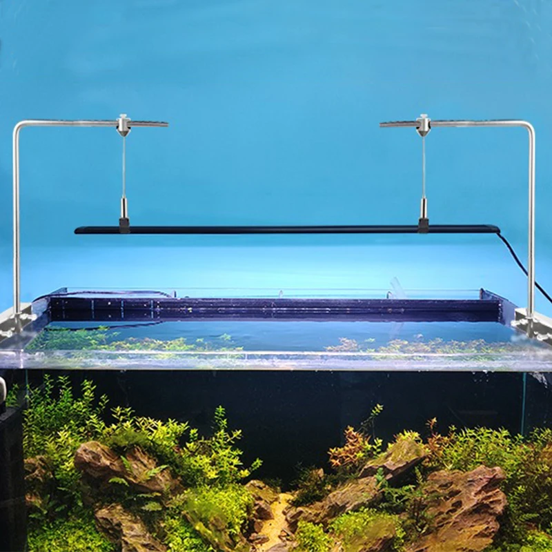 2PC Adjustable Tank Mount Brac - Aquarium Plant Holder recension och pris