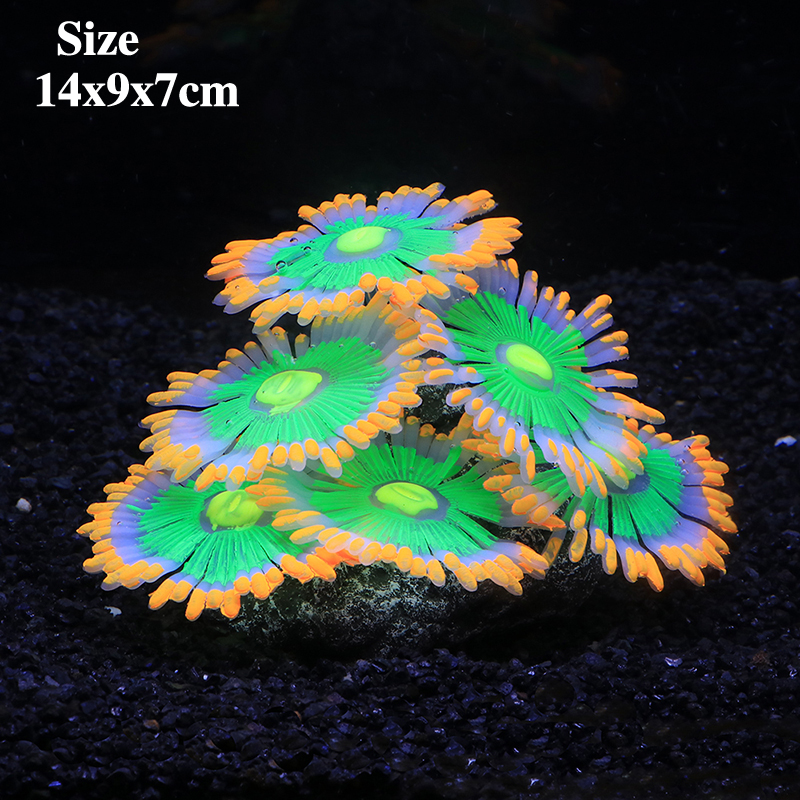 Silicone Simulated Sea Anemone - Aquarium Plant Gel recension och pris