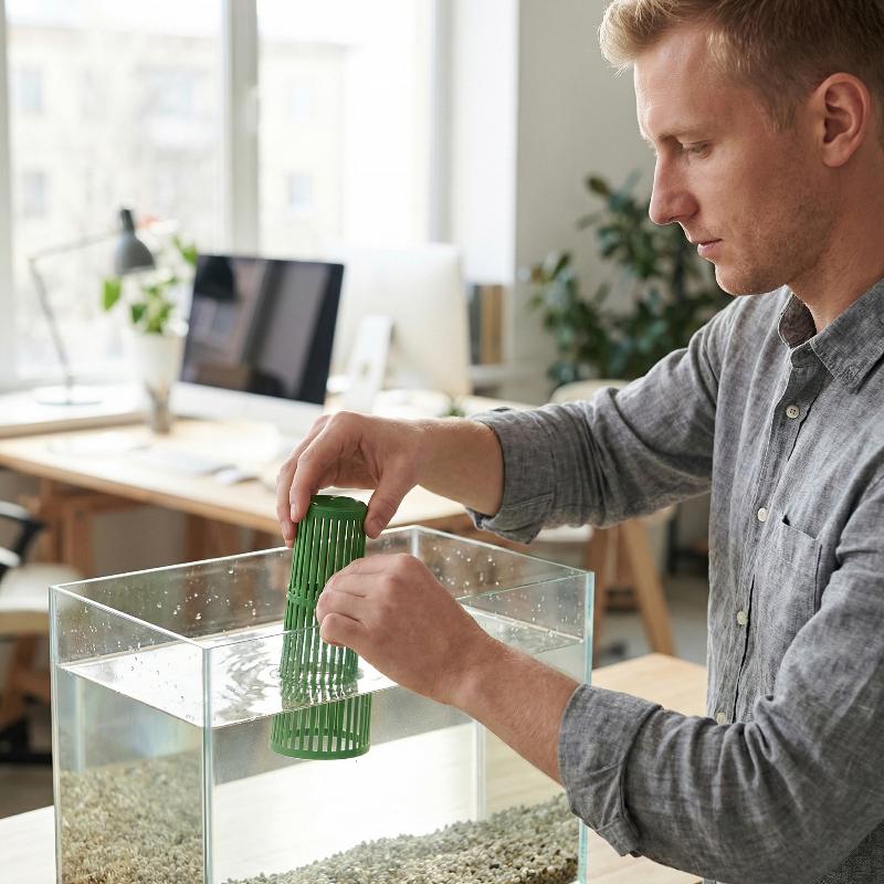 Fish Tank Planter Cups Basket  - Aquarium Plant Holder recension och pris