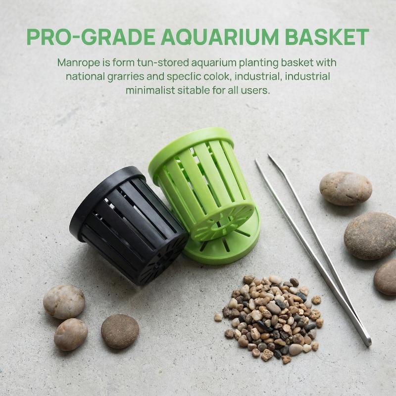 Fish Tank Planter Cups Basket  - Aquarium Plant Holder recension och pris