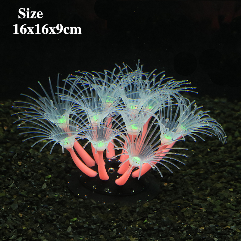 Simulation Silicone Sun Flower - Aquarium Plant Gel recension och pris