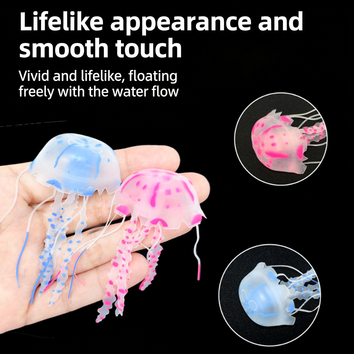 3 Pcs Glowing Jellyfish Fish T - Aquarium Plant Gel recension och pris