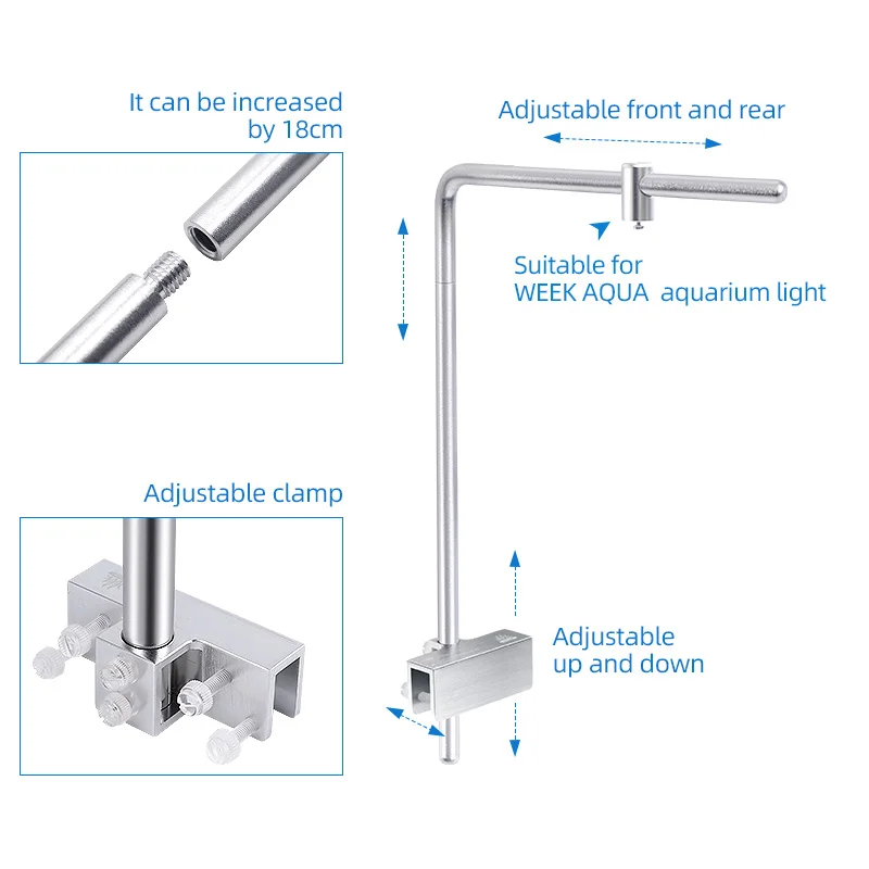 Week Aqua Light Stand Universa - Aquarium Plant Holder recension och pris